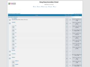 Free forum : Hong Kong Secondary School