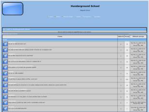 Forum gratuit : Hunderground School