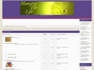 Hungry For Life Forum