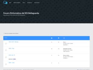 Forum d'Informàtica del IES Bellaguarda