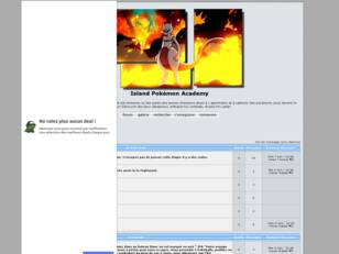 creer un forum : Island Pokemon Academy