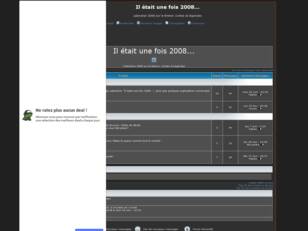 Il etait une fois 2008...