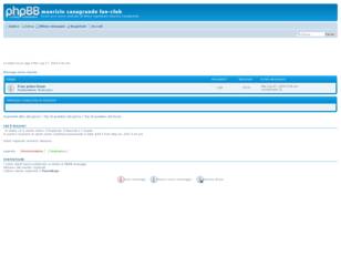Forum gratis : maurizio casagrande fan-club