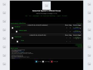 Immortal Spawn's Official Forum