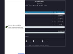 Forum gratuit : independance