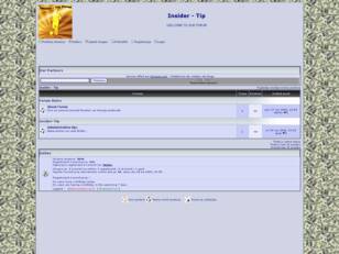 Free forum : Insider -Tip