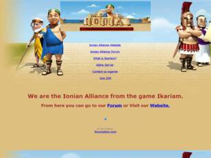 The Ionian Alliance on the Alpha server of Ikariam.org