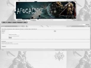 Forum gratis : Irmandade Apocalipse