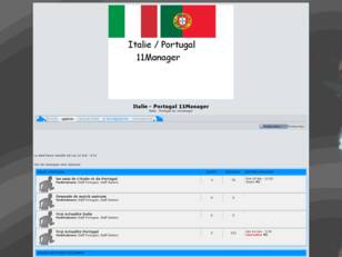 Italie - Portugal 11Manager