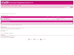 Free forum : International Triggerplant Society Fo