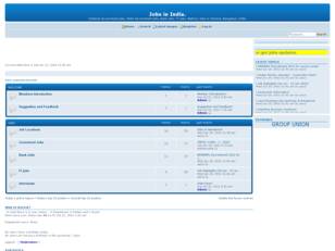 Jobs in India.