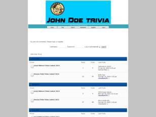 John Doe Trivia