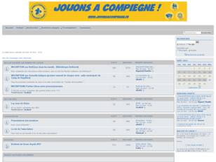 Forum de l'association "Jouons à Compiègne !"