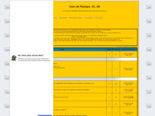 Cours de Physique, GE, GM