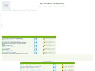 K14 - HTTTA Học Viện Ngân Hàng