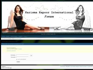 Karisma Kapoor International Forum