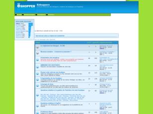 Eshopper, le forum des utilisateurs de Kingeshop