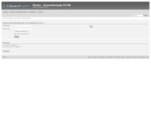 Free forum : Master - Komunikologija 07/08