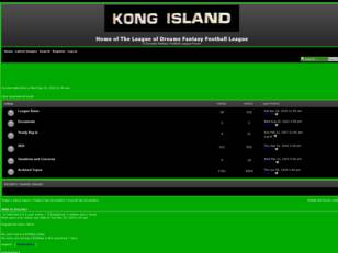 Free forum : The Kong Dynasty Fantasy Football League