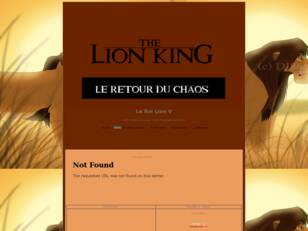 créer un forum : Lion King Next