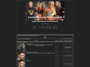 creer un forum : Legend Wrestling Entertainment