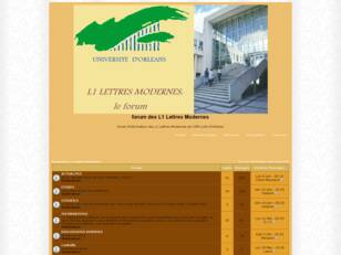 forum des L1 Lettres Modernes
