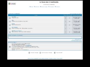 Le forum des L3 multimedia