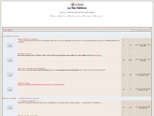 La fée Hélène : forum Hélène Ségara