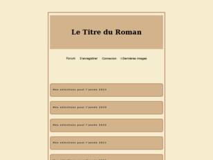 Forum Le Titre du Roman