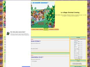 Le village d'Animal Crossing