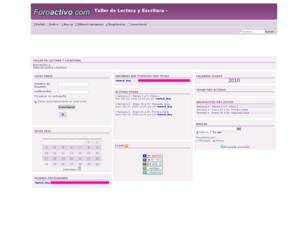 Foro gratis : Taller de Lectura y Escritura
