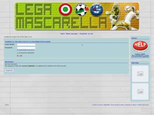 Forum gratis : LEGA MASCARELLA - HOME