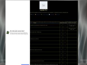 Bienvenue sur le Forum du Lycee de P.J