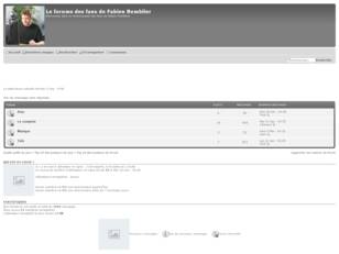 Le forums des fans de Fabien Remblier