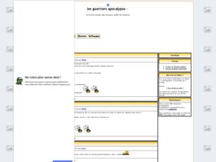 creer un forum : les guerriers apocalypse