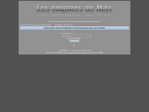 Les énigmes de Max