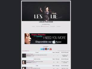 Leslie-Princesse : Le Forum Officiel