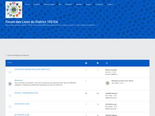 Forum des Lions du District 103 Est