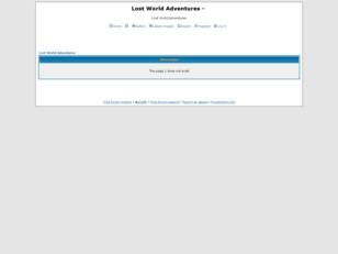 Lost World Adventure club Forum