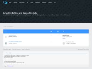 Lotus365 Betting and Casino Site India