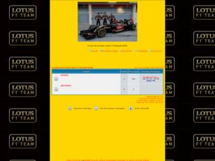 Forum de la Team Lotus F1 Renault GPRO