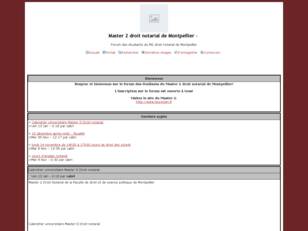 Forum du Master 2 droit notarial de Montpellier