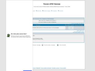 Forum LPCE Vannes