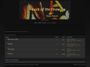 Luck of the Draw Music Forum