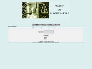 Master en Magistrature