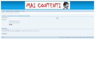 Forum gratis : mai contenti