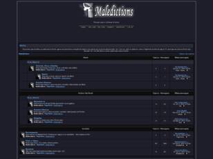 Forum gratis : Maledictions - Porque aqui o sistem