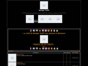 Bienvenue sur Manager-Pes09