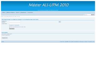 Máster ALI-UPM 2010