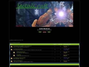 Bienvenue sur le forum de la guilde MetalCraft !